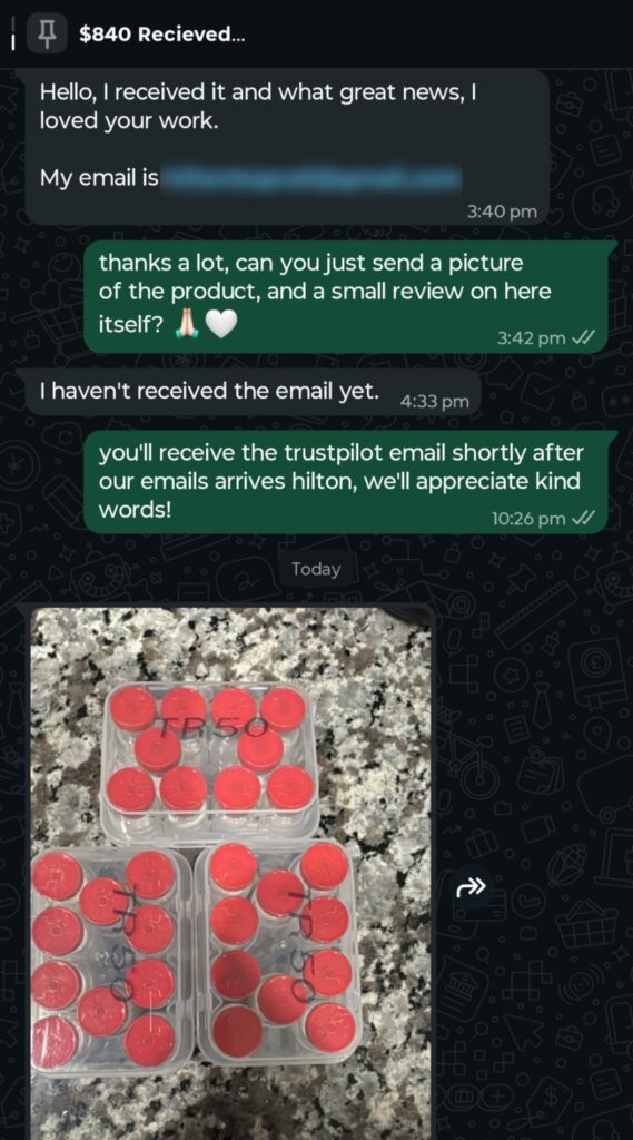 USA delivery proof